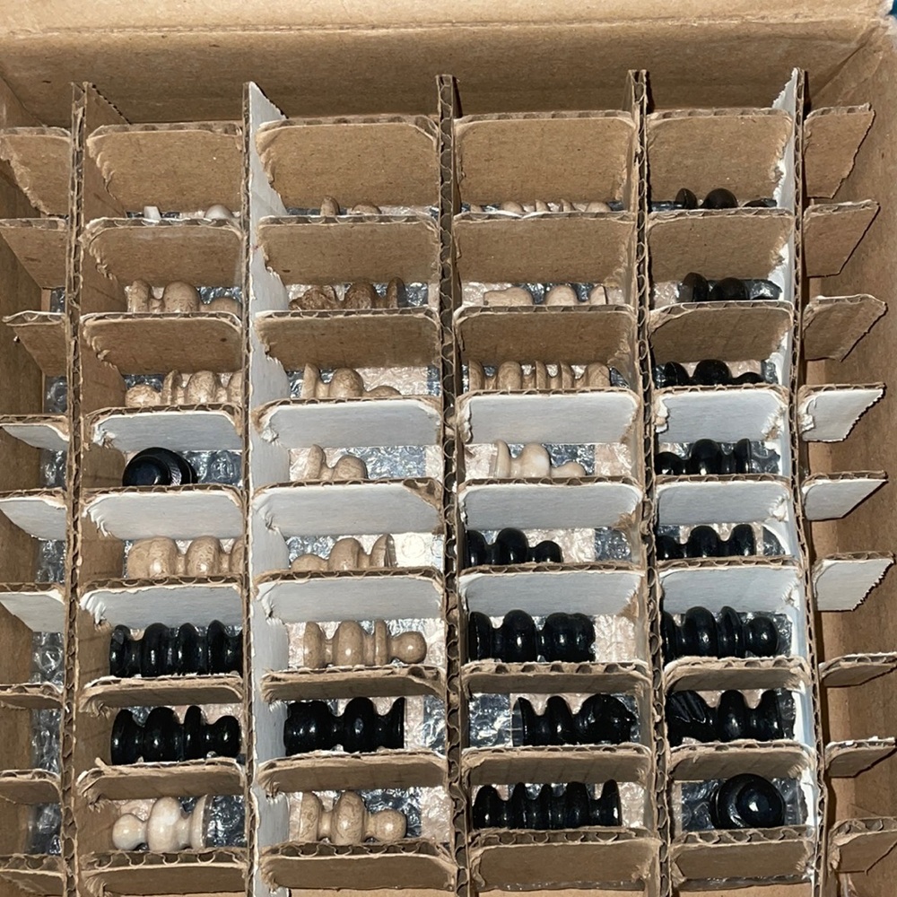 Brand New Glass Chess Board